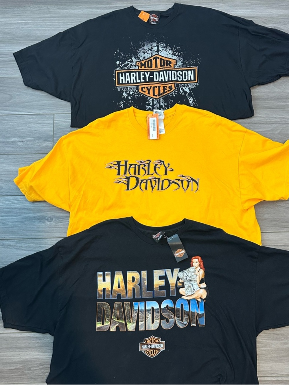 Harley-Davidson Lot of 3 NWT Size 3X  All LAs Vegas